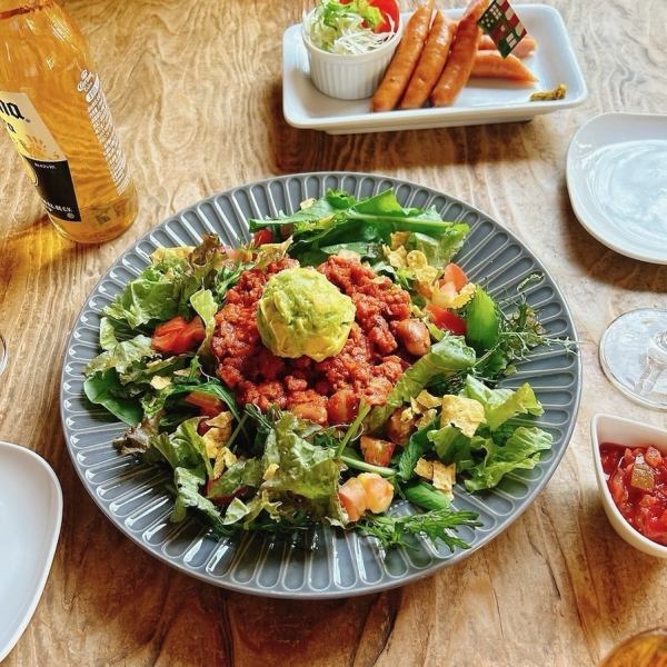 ～フードメニューを大幅リニューアル!! お豆と玄米のタコライス～