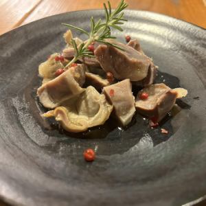 砂肝のコンフィ