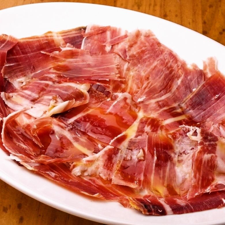 Prosciutto of Spanish Iberian pig