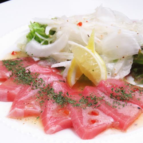 [Tuna] Tuna carpaccio 2-3 servings