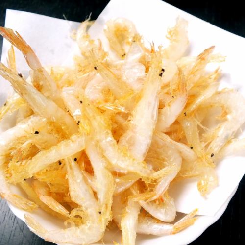 Fried white shrimp from Toyama Prefecture