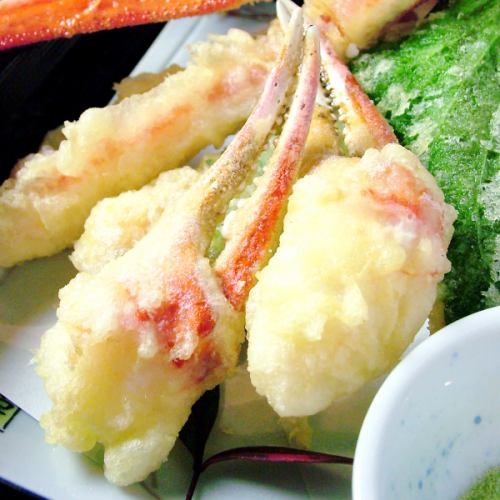 [Crab] Snow crab tempura (3 pieces)