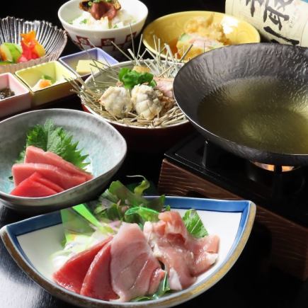 6/1~8/31まで能登ふぐ・能登豚まいもんコース】2時間飲み放題付き全9品7,000円