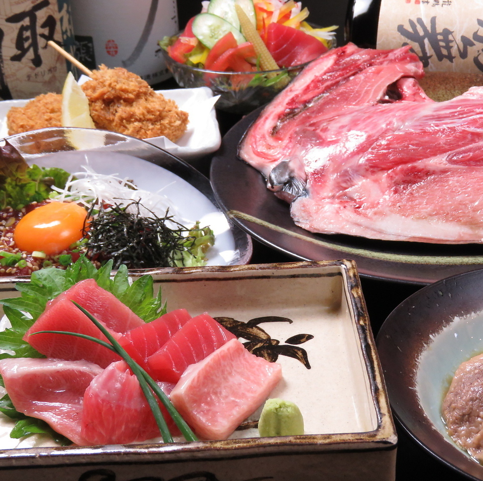 大漁コース4500円!その他お酒に合うコース5500円など豊富に用意