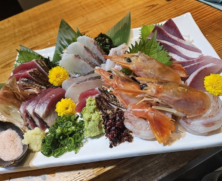 【新鮮な鮮魚がおすすめ！】魚介は毎日全国の漁港から届く新鮮なものをご提供♪