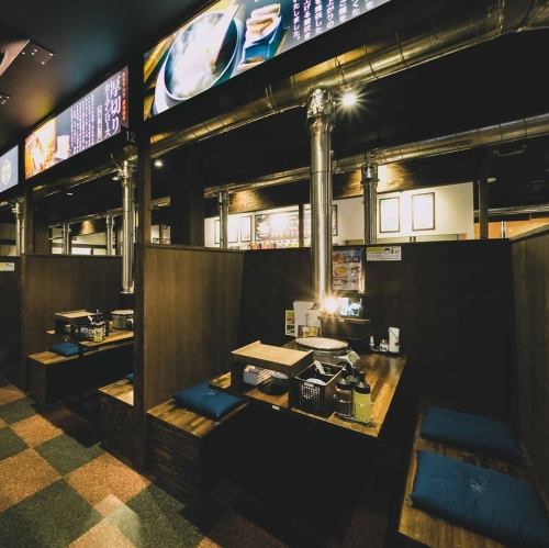 プライベート感◎の店内♪