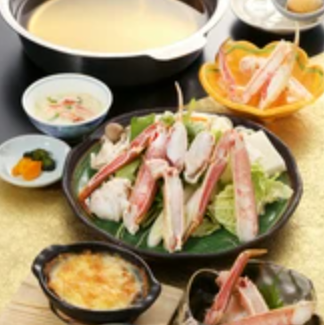 〈蟹肉寿喜烧套餐〉波音 6,930日元(含税)