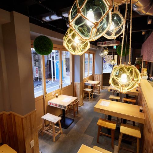 [1st floor seats] We are particular about the interior of the store! (Umeda / Doyama / Station Chika / Sushi)