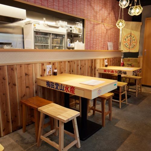 [1st floor seats] A sushi bar where you can casually drop in ♪ (Umeda / Doyama / Station Chika / Sushi)