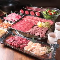 【味樹園コース】※全15品 4500円※味樹園創作◎ロースニンニク葱も食べられる