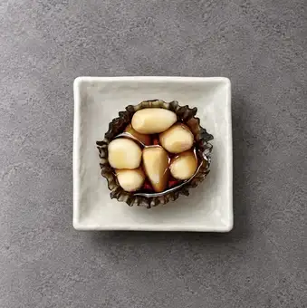 Garlic baked in foil