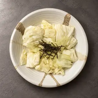 Salt daled cabbage
