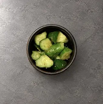 Sesame salt and cucumber