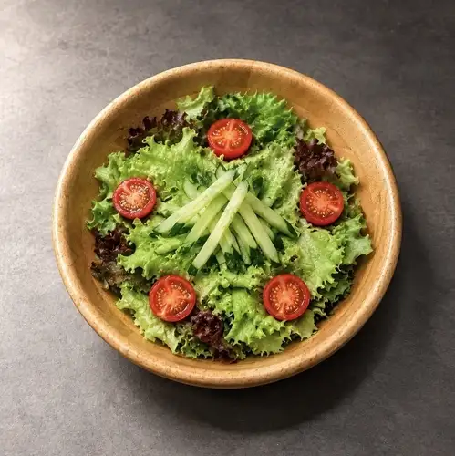 Sesame dressing salad