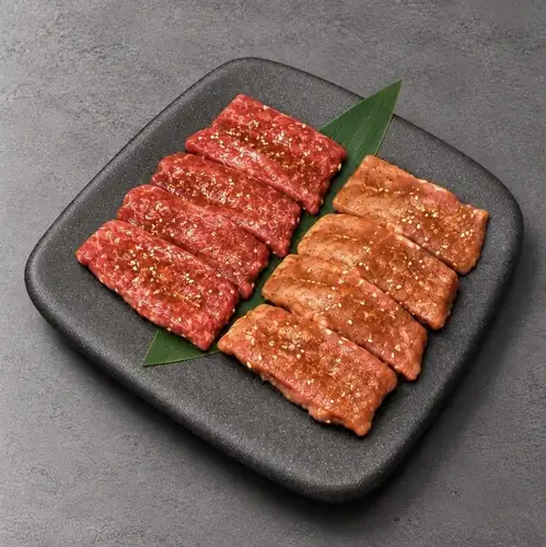豪華裙邊牛排品嚐套裝（牛肉和豬肉）