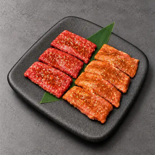 사치품 하라미 먹어 비교(소・돼지)