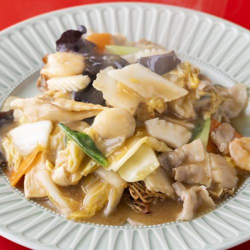 海鮮五目あんかけ焼そば