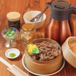 (1日15食限定) 黒毛和牛のせいろまぶし