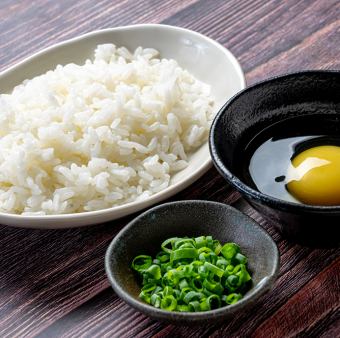 雑炊セット(ご飯・卵・小ねぎ)