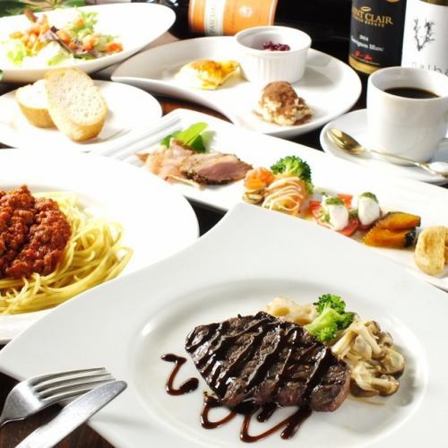 [One push] Party course where you can enjoy fresh pasta, homemade pizza, and authentic meat dishes ◇ You can also charter ♪