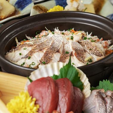 【2時間飲み放題付】魚秀『土鍋ご飯』コース　通常7000円 → クーポン利用で6500円(税込)　