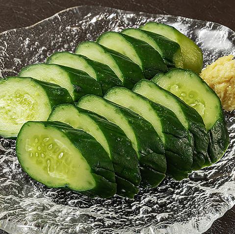 Lightly pickled cucumber