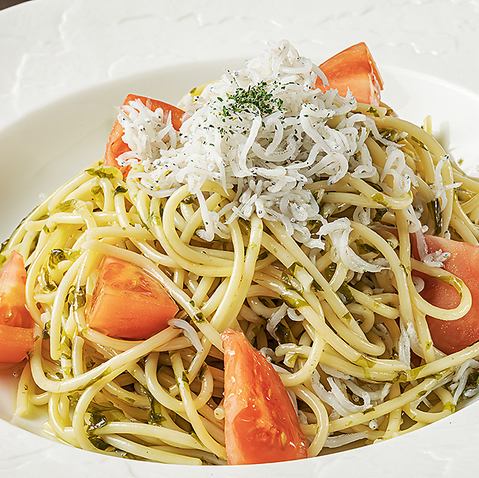 Whitebait and Green Laver Peperoncino