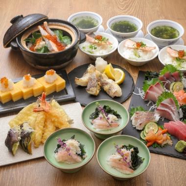 歓送迎会に【2時間飲放題付】魚秀特選コース(8品)7,000円→クーポン利用で6000円★