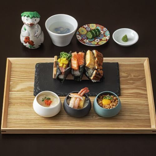 Reasonable Price！おちょこ丼&手巻き 6種セット