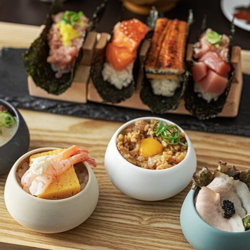 【ランチ】Special！おちょこ丼&手巻き　8種セット