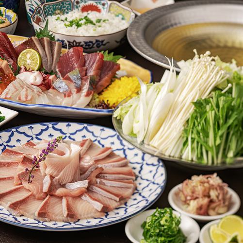 《魚秀ブリしゃぶコース》冬のイチ押し贅沢！6品＆２時間飲み放題付き