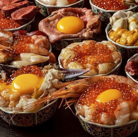 〆の飲める海鮮ユッケ丼