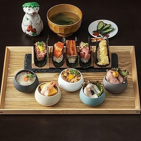 おちょこ丼&手巻きセット