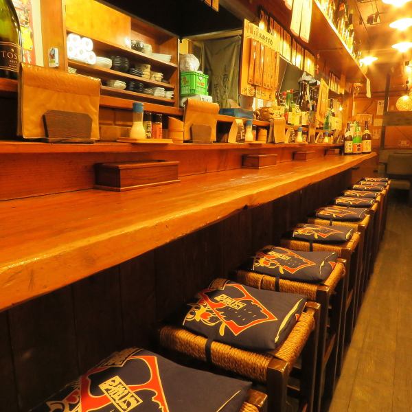 The counter seats are also comfortable ◎ You can talk with the wonderful store manager! We are working hard every day to provide services that customers can enjoy, not to mention the commitment to materials! Yutaka made in the sake brewery of Nara Toyozawa Sake Brewery Celebration.We directly send sake made by Mr. Mori, who was selected as a "modern master craftsman" to praise outstanding technicians!