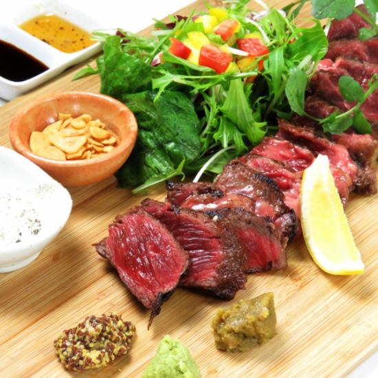 [Enjoy beef steak in a hearty way] Beef steak 1,290 JPY (excl. tax)~