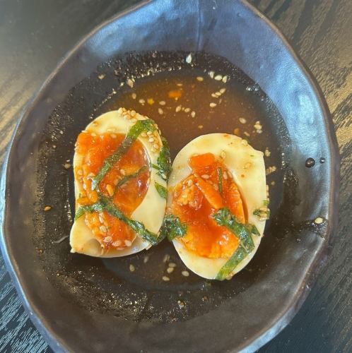 ピリ辛半熟たまご