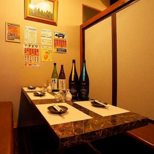 2名様での少人数のご利用でも完全個室でご案内します!