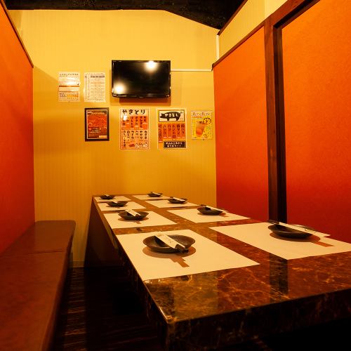 和洋モダンの完全個室でプライベートな時間を堪能可能!