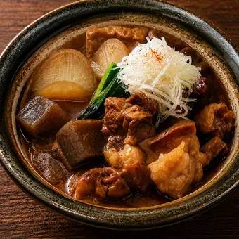 自家製 味噌もつ煮込み