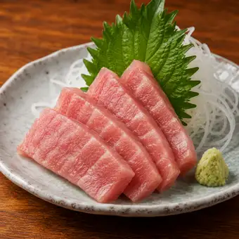 本マグロの中トロ刺し