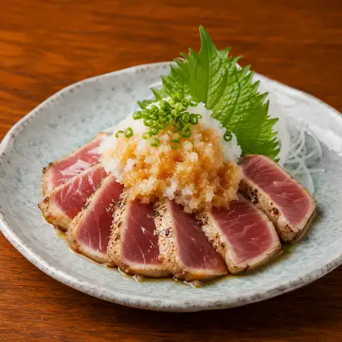 炙り鮪のおろしポン酢