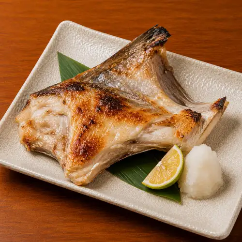 ブリカマ塩焼き