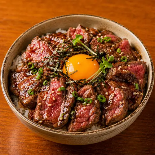 【贅沢】牛ハラミユッケ丼～特製タレ～