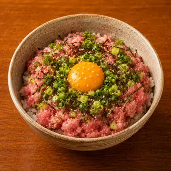 〆のネギトロ丼