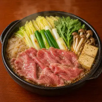 和牛ブリスケのすきしゃぶ(1人前)