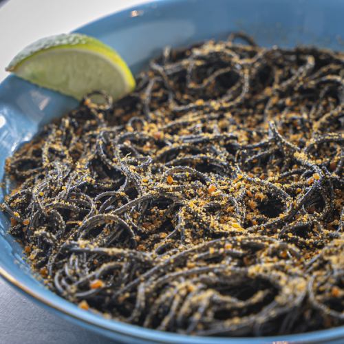 ★焼ビーフン イカスミ×からすみ