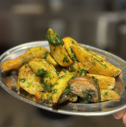 フライドポテト生海苔バター