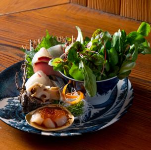 Assorted sashimi for two