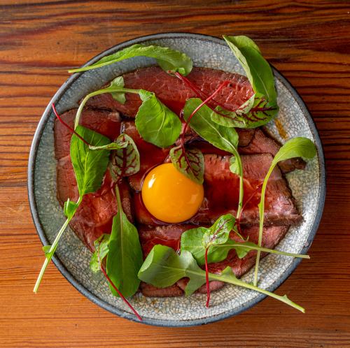 Wagyu beef carpaccio