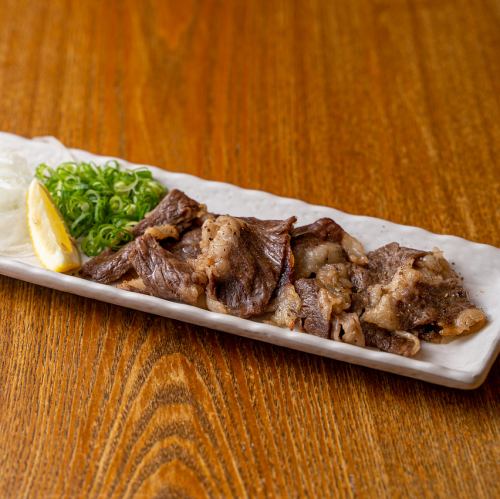 Grilled Wagyu beef rib covered in green onions